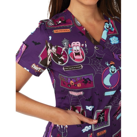 koi Tops - Koi Medical Uniform Scrub Top Halloween